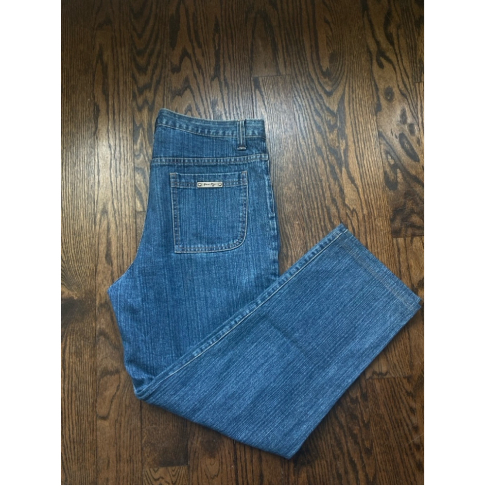 Men's Andrew Fezza Jeans Size 36/32 Blue Denim